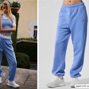 Alo Accolade Sweatpant XS NWT Crystal Clear Blue